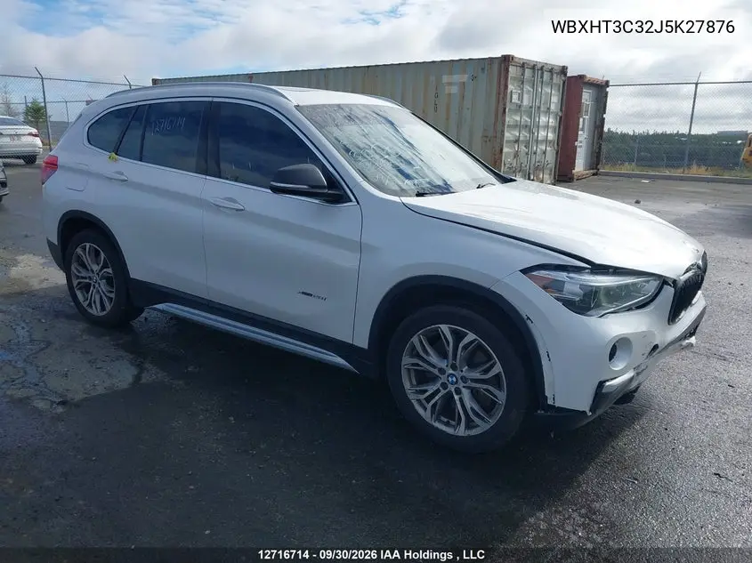 BMW X1 2018, VIN WBXHT3C32J5K27876
