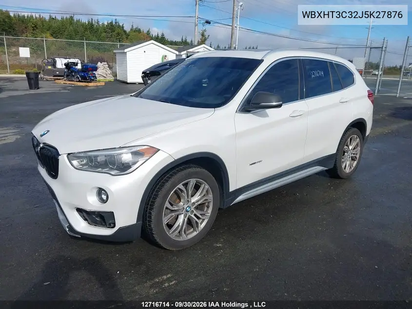 2018 BMW X1 VIN WBXHT3C32J5K27876 — фото 2
