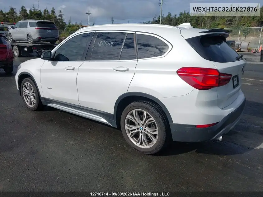 2018 BMW X1 VIN WBXHT3C32J5K27876 — фото 3