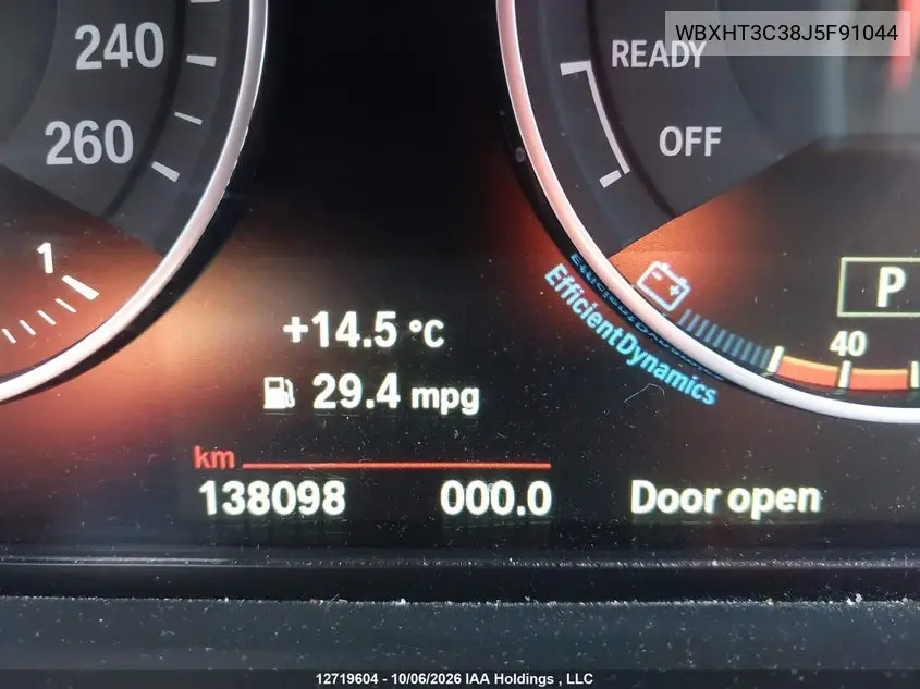 2018 BMW X1 VIN WBXHT3C38J5F91044 — фото 15