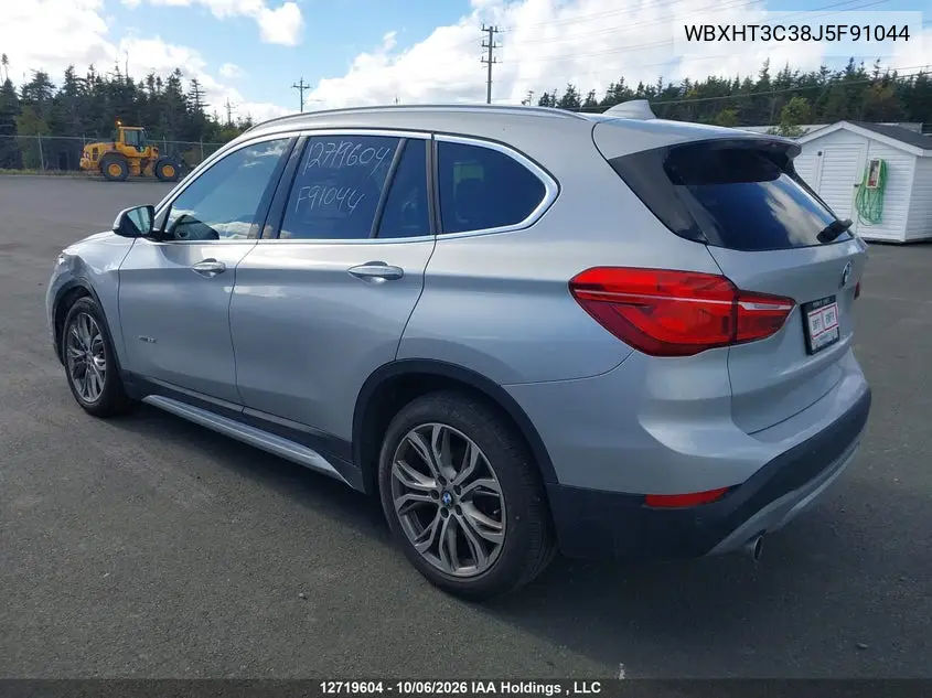 2018 BMW X1 VIN WBXHT3C38J5F91044 — фото 3
