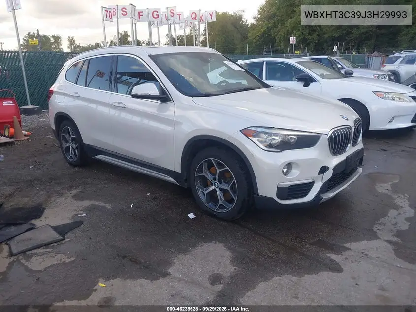 BMW X1 2018, VIN WBXHT3C39J3H29993