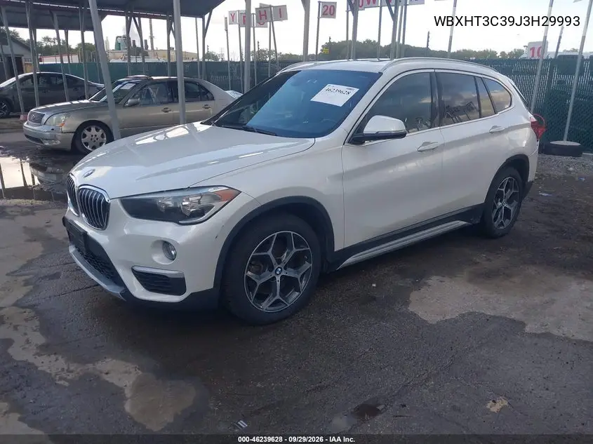 2018 BMW X1 VIN WBXHT3C39J3H29993 — фото 2