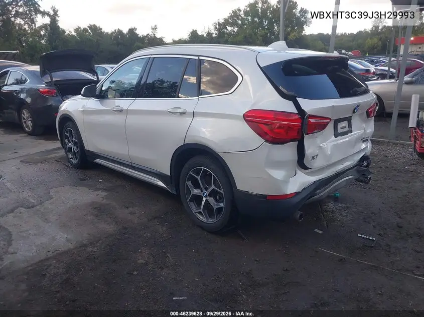 2018 BMW X1 VIN WBXHT3C39J3H29993 — фото 3