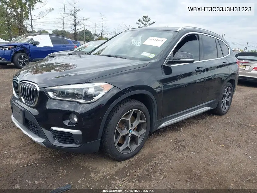 2018 BMW X1 VIN WBXHT3C33J3H31223 — фото 2