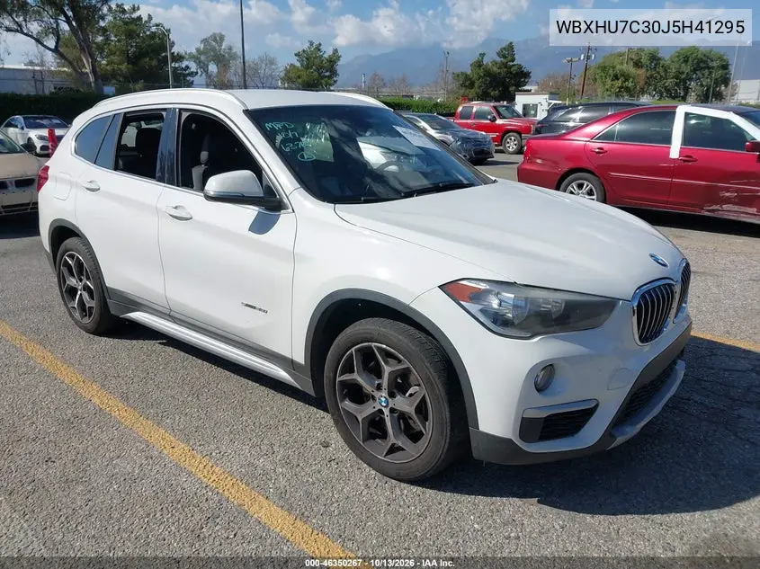 BMW X1 2018, VIN WBXHU7C30J5H41295