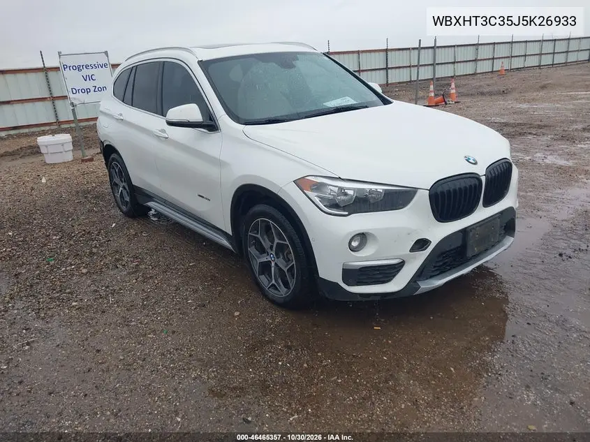BMW X1 2018, VIN WBXHT3C35J5K26933