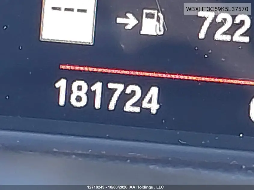 BMW X1 2019, VIN WBXHT3C59K5L37570