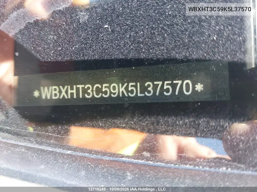 2019 BMW X1 VIN WBXHT3C59K5L37570 — фото 18