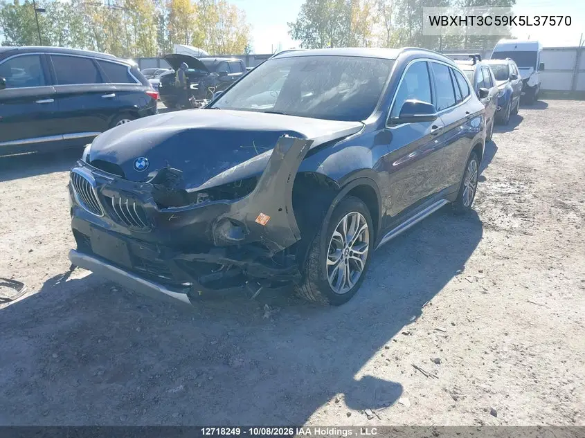 2019 BMW X1 VIN WBXHT3C59K5L37570 — фото 3