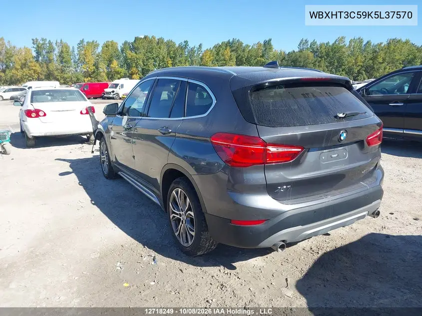 2019 BMW X1 VIN WBXHT3C59K5L37570 — фото 4