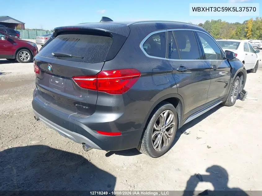 2019 BMW X1 VIN WBXHT3C59K5L37570 — фото 5