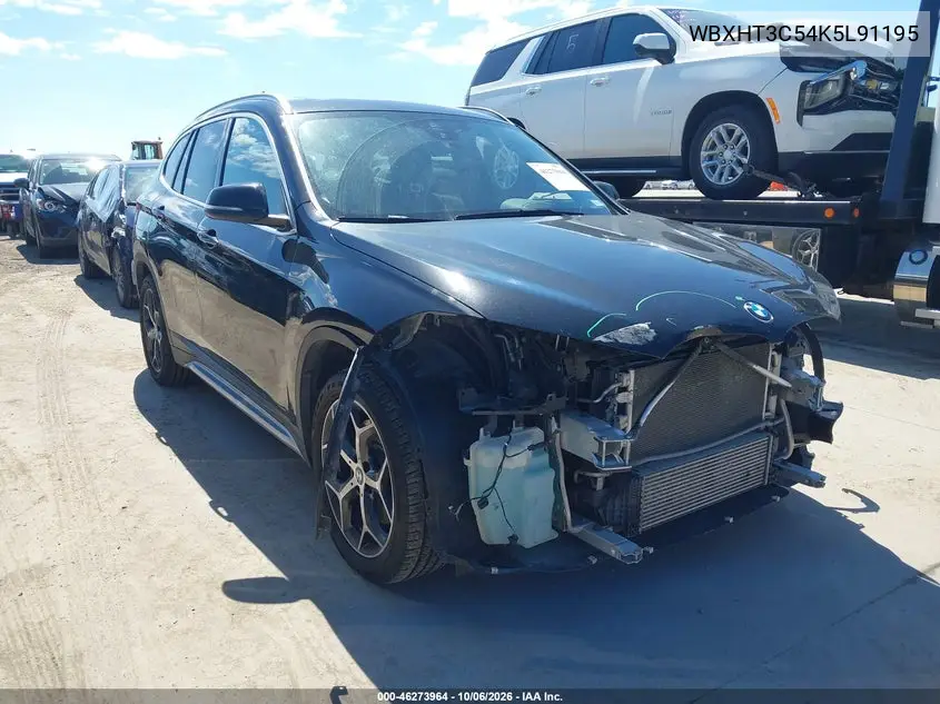 BMW X1 2019, VIN WBXHT3C54K5L91195