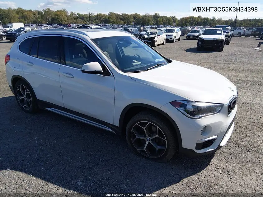 BMW X1 2019, VIN WBXHT3C55K3H34398