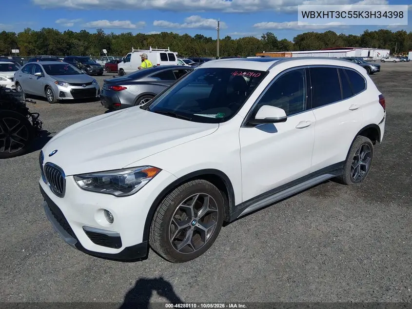 2019 BMW X1 VIN WBXHT3C55K3H34398 — фото 2