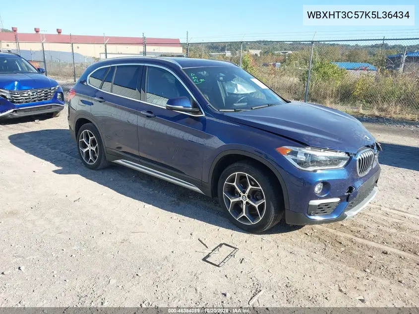 BMW X1 2019, VIN WBXHT3C57K5L36434