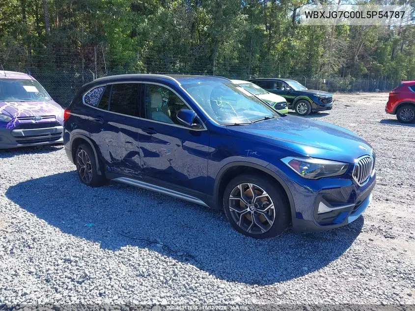 BMW X1 2020, VIN WBXJG7C00L5P54787