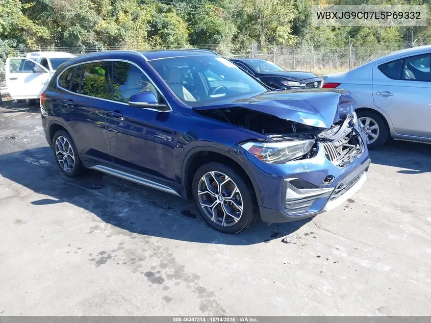 BMW X1 2020, VIN WBXJG9C07L5P69332