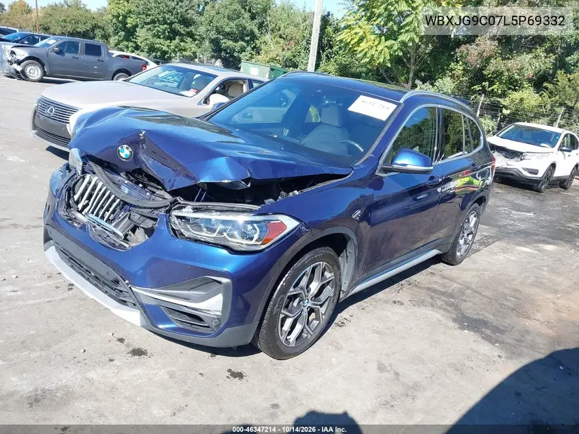 2020 BMW X1 VIN WBXJG9C07L5P69332 — фото 2
