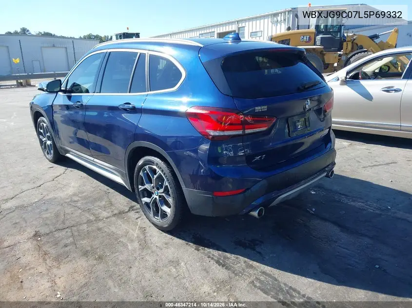 2020 BMW X1 VIN WBXJG9C07L5P69332 — фото 3
