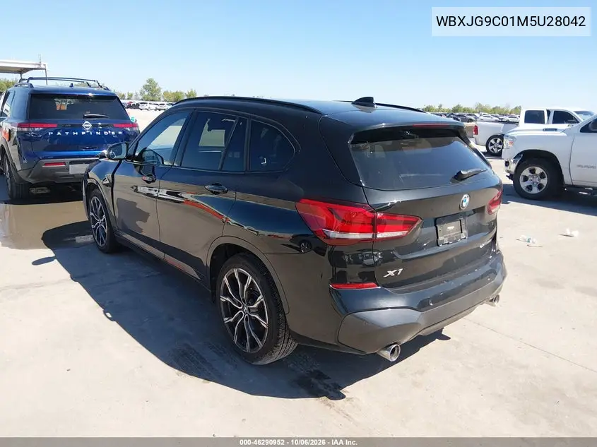 2021 BMW X1 VIN WBXJG9C01M5U28042 — фото 3