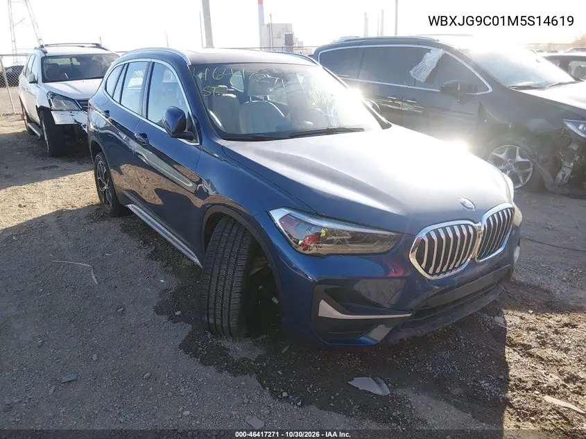 BMW X1 2021, VIN WBXJG9C01M5S14619