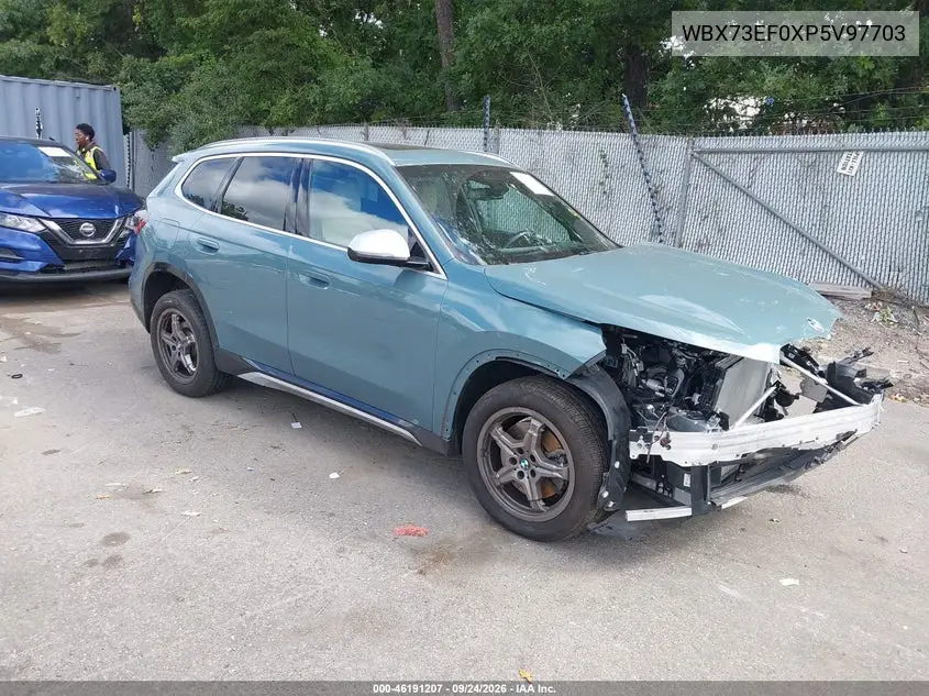 BMW X1 2023, VIN WBX73EF0XP5V97703