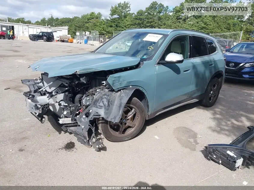 2023 BMW X1 VIN WBX73EF0XP5V97703 — фото 2