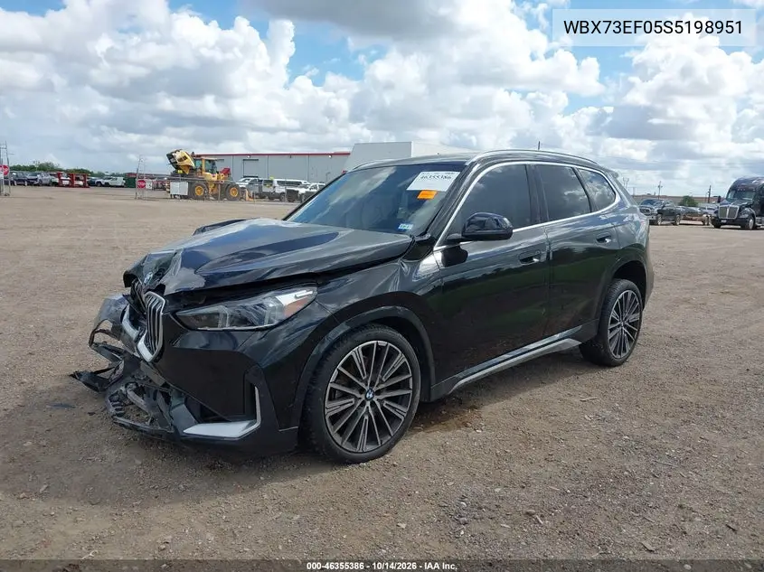 2025 BMW X1 VIN WBX73EF05S5198951 — фото 2