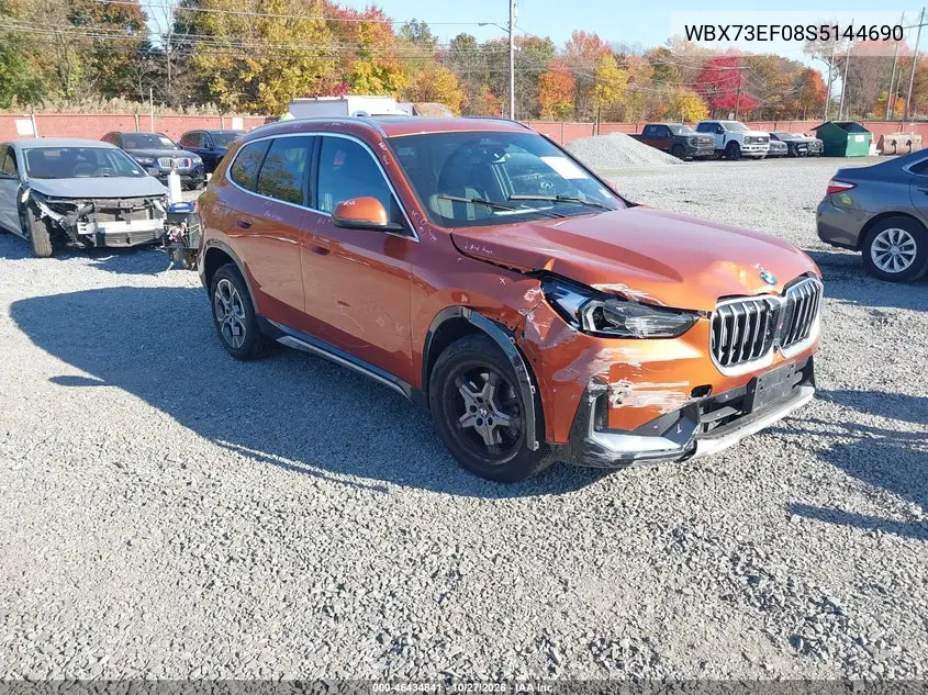 BMW X1 2025, VIN WBX73EF08S5144690