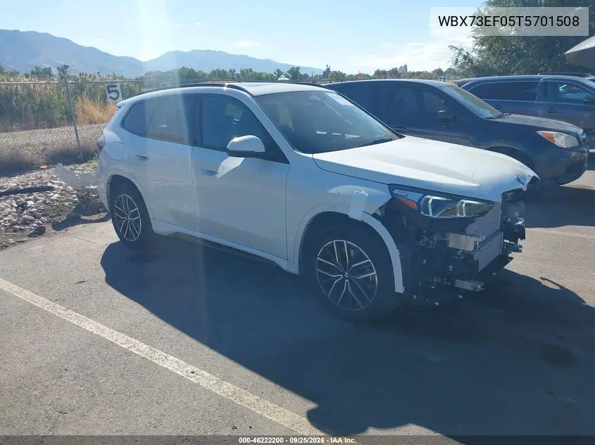 BMW X1 2026, VIN WBX73EF05T5701508