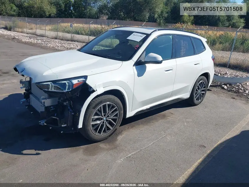 2026 BMW X1 VIN WBX73EF05T5701508 — фото 2