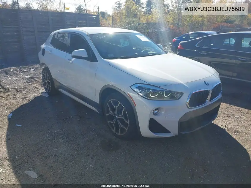 BMW X2 2018, VIN WBXYJ3C38JEJ75689