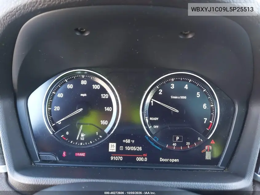 2020 BMW X2 VIN WBXYJ1C09L5P25513 — фото 7
