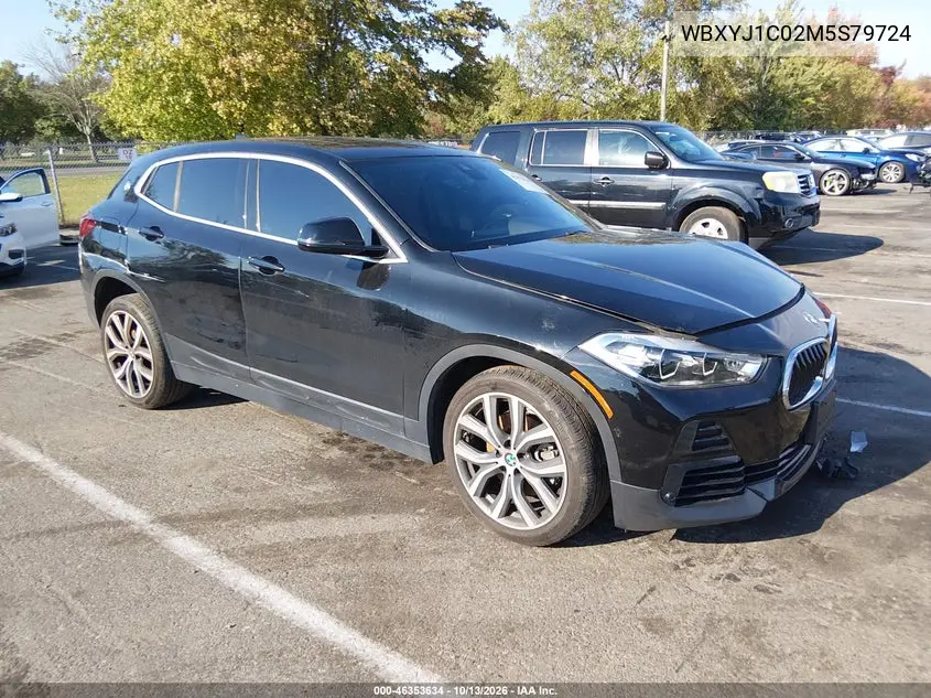 BMW X2 2021, VIN WBXYJ1C02M5S79724