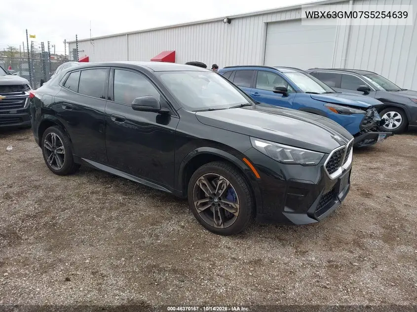 BMW X2 2025, VIN WBX63GM07S5254639