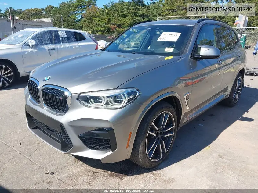 2021 BMW X3 M VIN 5YMTS0C08M9D40740 — фото 2
