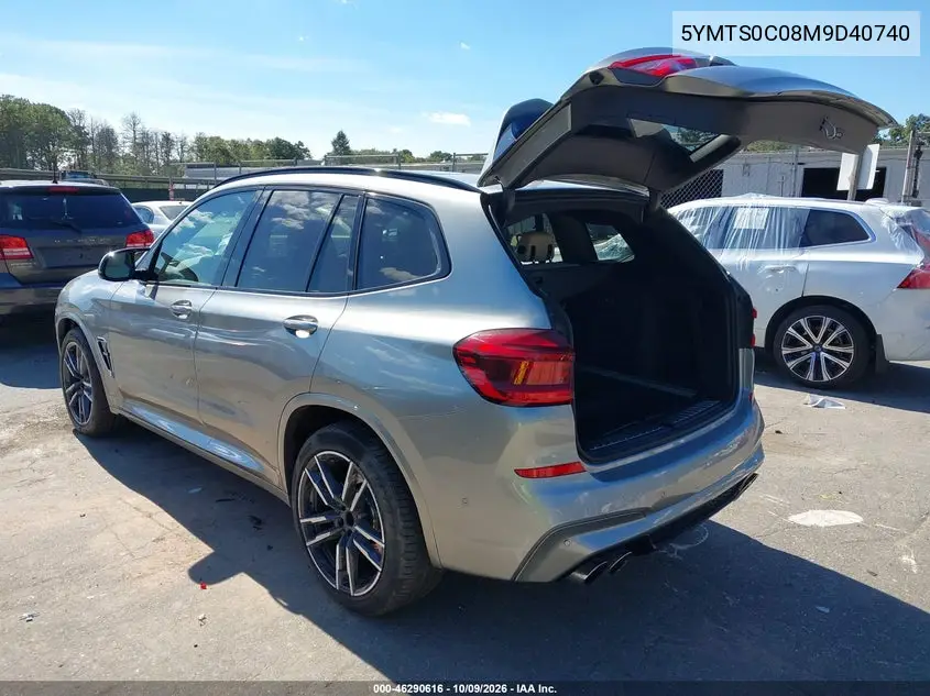 2021 BMW X3 M VIN 5YMTS0C08M9D40740 — фото 3