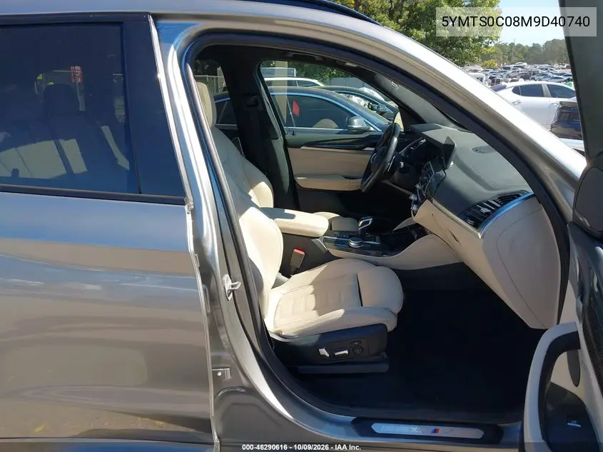 2021 BMW X3 M VIN 5YMTS0C08M9D40740 — фото 5
