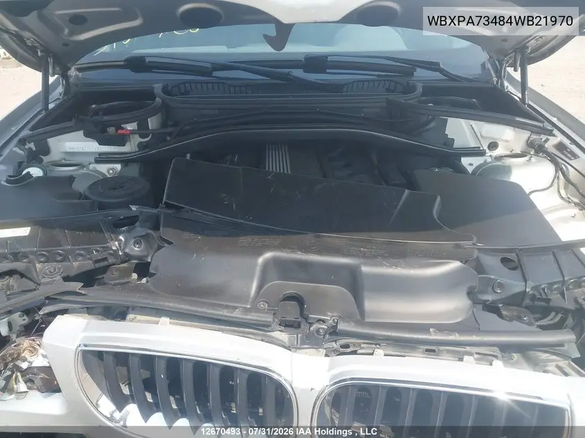 2004 BMW X3 VIN WBXPA73484WB21970 — фото 10