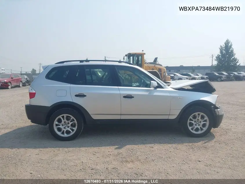 2004 BMW X3 VIN WBXPA73484WB21970 — фото 14