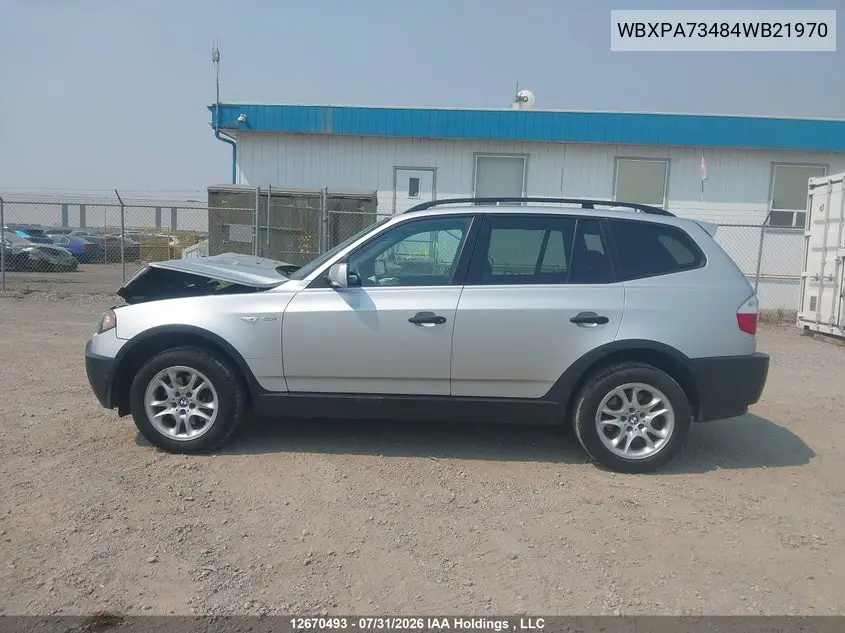 2004 BMW X3 VIN WBXPA73484WB21970 — фото 15