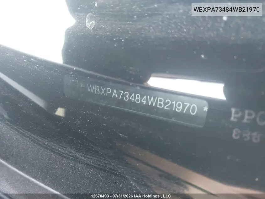 2004 BMW X3 VIN WBXPA73484WB21970 — фото 19