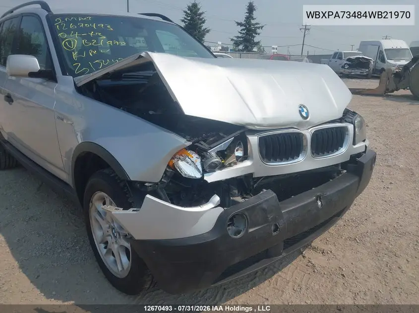 2004 BMW X3 VIN WBXPA73484WB21970 — фото 6