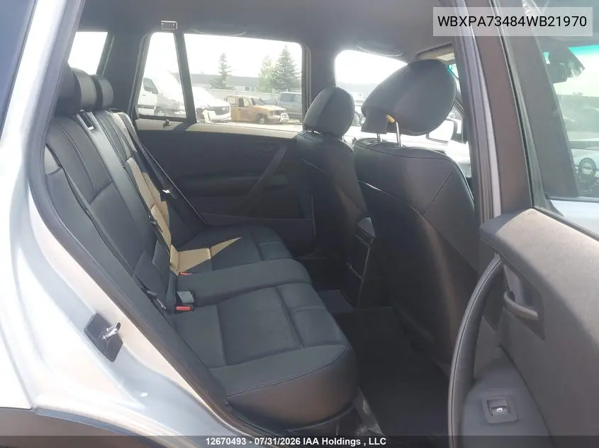 2004 BMW X3 VIN WBXPA73484WB21970 — фото 8