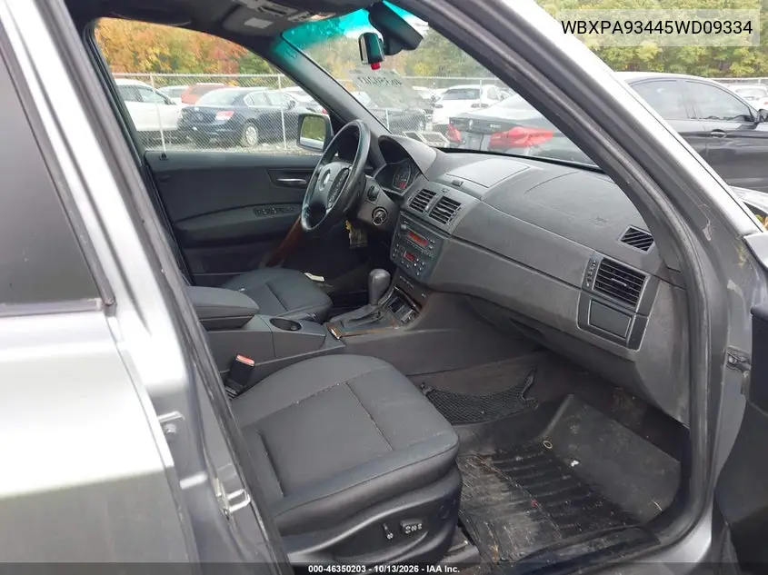 2005 BMW X3 VIN WBXPA93445WD09334 — фото 5