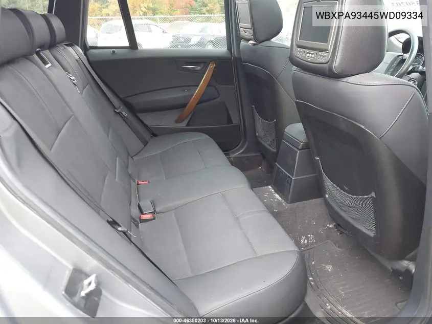 2005 BMW X3 VIN WBXPA93445WD09334 — фото 8