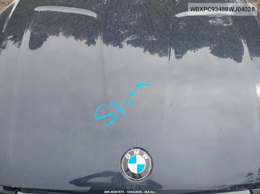 2008 BMW X3 VIN WBXPC93488WJ04028 — фото 10