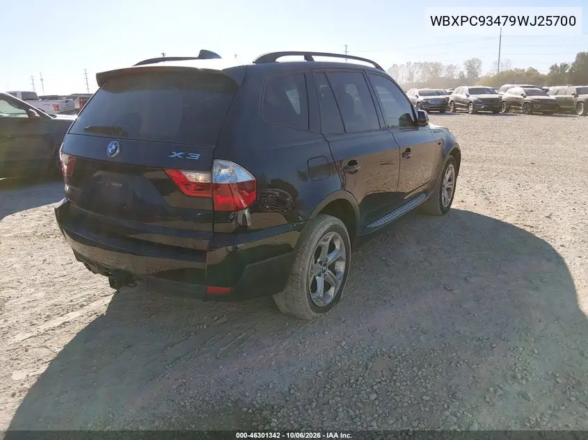 2009 BMW X3 VIN WBXPC93479WJ25700 — фото 4