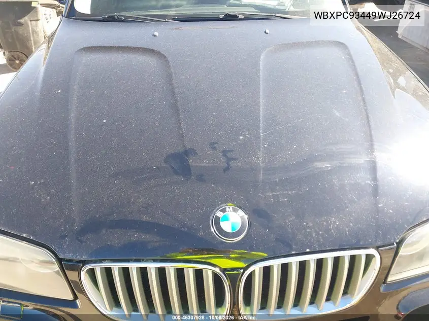 2009 BMW X3 VIN WBXPC93449WJ26724 — фото 10